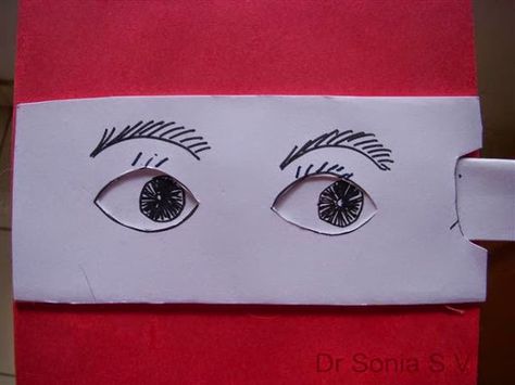 DIY Moving eyes in paper, arts and fun crafts for kids with paper Activity For School, Mechanical Cards, Diy Moving, Kids Craft Ideas, Moving Eyes, Project For Kids, Card Making Tutorials, School Project, School Kids