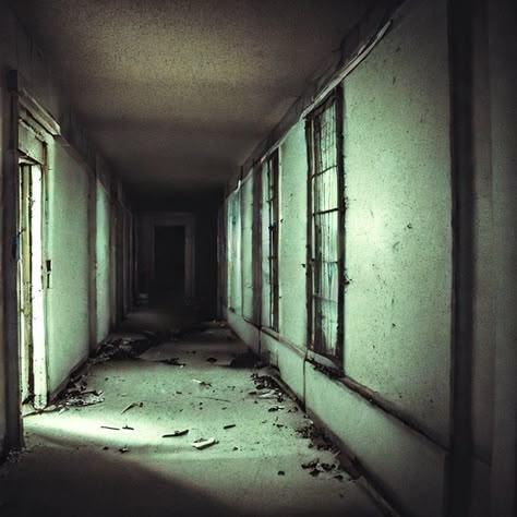 Horror Hospital, Hospital Environment, Eddie Gluskin, Abandoned Places, Stables, Design, Art