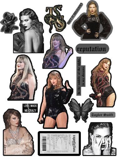 Taylor Swift Aesthetic Reputation, Reputation Stickers, Reputation Album, Taylor Swift Cake, Taylor Swift New Album, Taylor Swift Fotos, Album Stickers, Taylor Swift Aesthetic, Taylor Swift Party