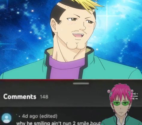 Tdlosk Oc, Kuriko Saiki, Kusuke Saiki, Dark Reunion, Whatsapp Stickers, Saiki Kusuo, Gay Memes, Brain Rot, Profile Pic