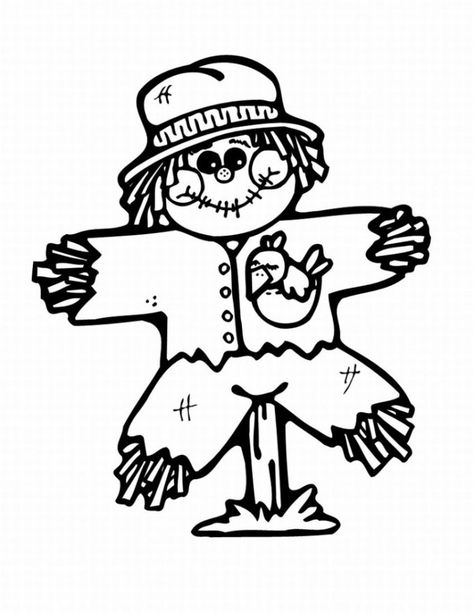 Free Printable Scarecrow Coloring Pages For Kids Scarecrow Coloring Pages, November Coloring Pages, Coloring Template, Thanksgiving Coloring Sheets, Free Thanksgiving Coloring Pages, Zoo Animal Coloring Pages, Cute Scarecrow, Coloring Pages Cute, Free Halloween Coloring Pages