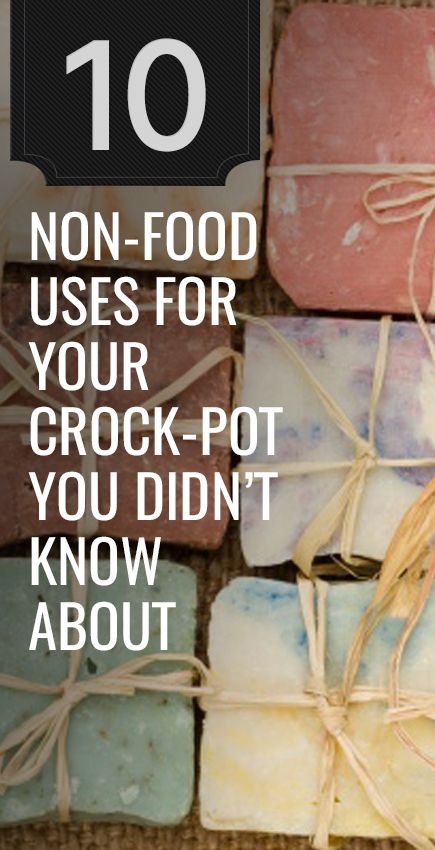 Non-food uses for your crock pot from beauty items to crafting. Repurposed Crock Pot, Uses For Old Crocks, Crock Ideas, Crock Pot Soap, Apothecary Diy, Mini Crockpot Recipes, Small Crock Pot, Old Crock, Ceramic Crock