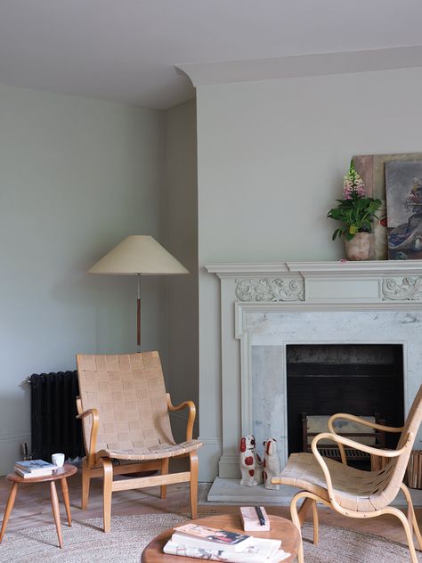 Broccoli Brown, Lake Red, Scotch Blue, Skimmed Milk White, Ash Grey, all Farrow & Ball. Image Credit: Farrow &Ball Farrow Bal, Skimmed Milk, Paint Your House, Trending Paint Colors, Farrow And Ball Paint, Green Color Schemes, Farrow And Ball, Ash Gray, White Snow