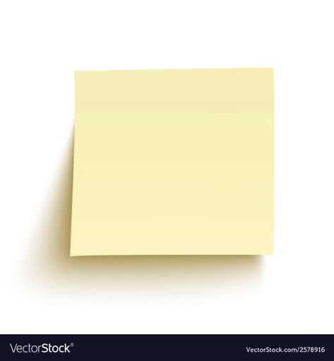 Yellow Sticky Notes, Sticky Note, Sticky Notes, Transparent Png, Adobe Illustrator, White Background, Vector Free, Vector Images, Vector Illustration