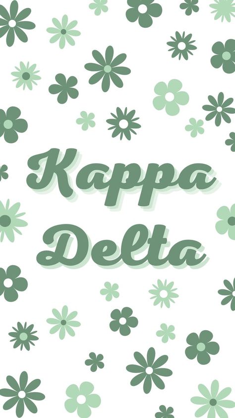 kd, kappa delta, sorority, go green, flowers, white, retro, phone, iphone, wallpaper, samsung, android, background, greek life Kappa Delta Wallpaper, Spirit Week Themes, Kappa Delta Sorority, Big Little Basket, Wallpaper Samsung, Delta Sorority, Retro Phone, Kappa Delta, Sorority Life