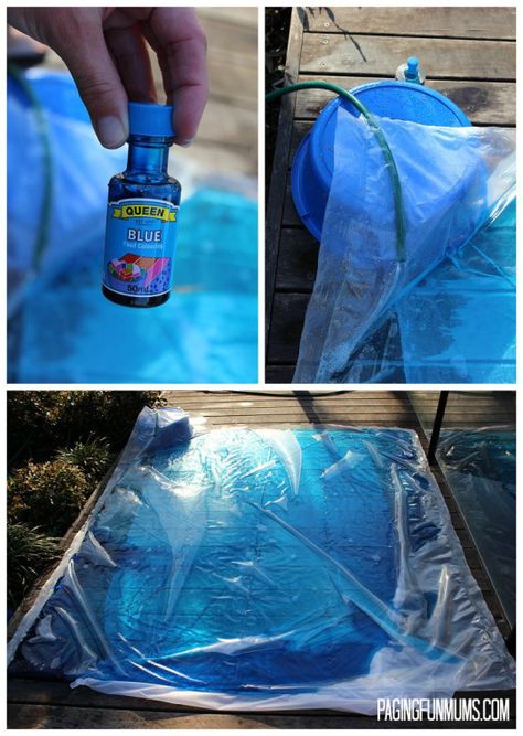 DIY Water Blob - Giant Sensory Water Bubble!! -  come on summertime!!! Backyard Games Diy, Sensory Water, Water Blob, Floating Cooler, Water Mat, Sensory Garden, Diy Water, Water Party, Summer Fun List