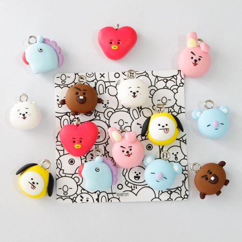 Hi Army!✨💜 I’m selling these BT21 charms for $8 each + shipping cost. DM to purchase💫 {swipe to see their availability) Indonesian buyers:… Bt21 Clay Charms, Cold Porcelain, Clay Charms, Moon Art, Clay Art, Clay Crafts, Diy Decor, Polymer Clay, Geek Stuff