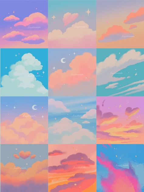 C A M 💫 on Twitter: "pastel sky ☁️💫 may’s patreon reward ★彡… " Pastel Skies, Pastel Sky, Pastel Colors, The Sky, Pastel, On Twitter, Stars, Twitter