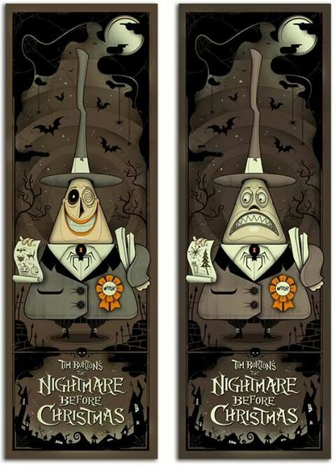 Halloween Trophies, Nightmare Before Christmas Mayor, Nightmare Before Christmas Characters, Nightmare Before Christmas Drawings, Nightmare Before Christmas Tattoo, Nightmare Before Christmas Wallpaper, Christmas Tattoo, Tim Burton Art, Tim Burton Films