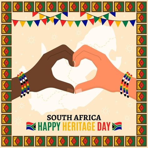 Heritage day illustration Free Vector | Free Vector #Freepik #freevector #design #celebration #holiday #event Heritage Day South Africa Posters, Heritage Day South Africa Crafts, Heritage Day South Africa, South Africa Quotes, Africa Poster, Africa Craft, Africa Day, Heritage Day, Heritage Art