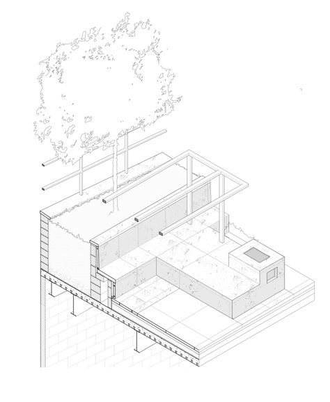 Gallery of Wilkins Terrace / Levitt Bernstein - 19 Terrace Seating, Architectural Graphics, Timber Roof, Rooftop Terrace Design, University College London, Construction Details, Terrace Design, University College, Urban Spaces