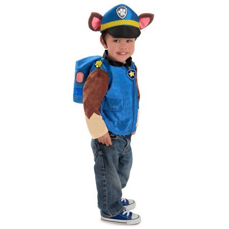 Paw Patrolâ¢ Chase Halloween Costume, Kids Unisex, Size: 18M/2T, Multicolor Chase Costume Paw Patrol, Chase Paw Patrol Costume, Paw Patrol Halloween Costume, Chase Costume, Paw Patrol Costume, Toddler Boy Costumes, Paw Patrol Chase, Police Sergeant, Paw Patrol Characters