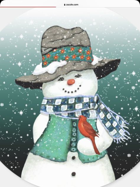 Female Snowman, Burger Painting, Snow People, Snow Pictures, Christmas Canvas, Painting Crafts, Green And White, Red Green, Black Red