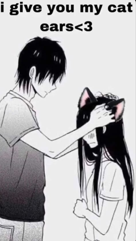 Could Be Us Anime, Us Anime, Love Me Back, Could Be Us, Anime D, Cat Boys, Gothic Anime, Cute Memes, Wholesome Memes