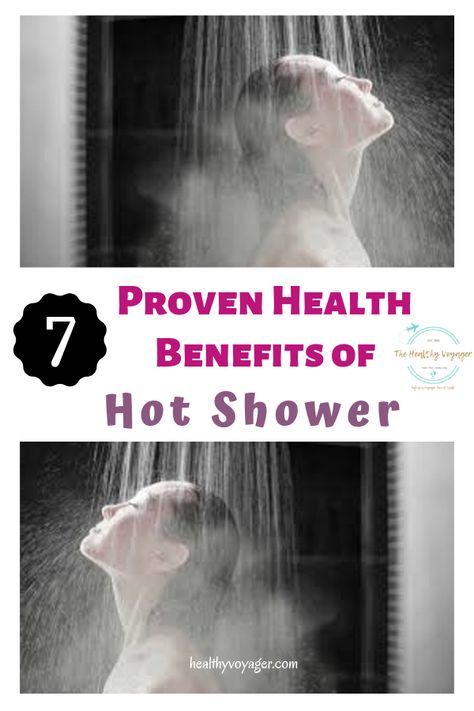 A comprehensive list of benefits from taking a hot shower Benefits Of Hot Showers, Benefits Of Showering Everyday, Hot Shower Benefits, Gross Things, Cold Showers, Healthy Woman, Healthy Superfoods, Healthy Teas, Cold Shower