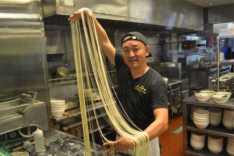 Hand Pulled Noodles, Pulled Noodles, Kevin Kwan, Noodle Restaurant, Chinese Noodles, Types Of Hands, American Diner, Stretching, Ramen