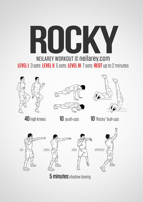 Rocky Balboa Workout Rocky Workout Training, Rocky Balboa Workout, Workouts For Wrestlers, Rocky Balboa Training, Wrestler Workout, Rocky Workout, Rocky Training, Boxing Workout Plan, Box Workout