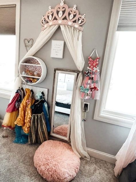 Princess Room Toddler, Kids Princess Room, Girly Bedroom Ideas For Kids, Girl Bedroom Themes, Toddler Girl Bedroom Themes, Toddler Princess Room, Girly Bedroom Ideas, Toddler Girl Bedroom, Bedroom Ideas For Kids