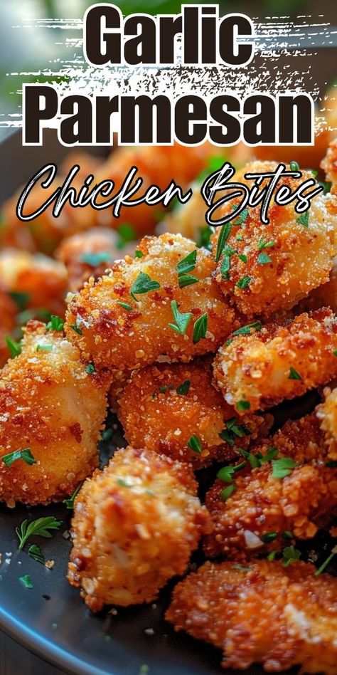 You’ll love these Garlic Parmesan Chicken Bites for their crispy exterior, juicy interior, and the perfect balance of garlic and Parmesan flavors.

Plus they’re quick and easy to make! Enjoy. Garlic Parmesan Chicken Bites, Easy Nachos Recipe Beef, Parmesan Chicken Bites, Nachos Recipe Beef, Chicken Bites Recipes, Lemon Garlic Pasta, Pre Cooked Chicken, Garlic Parmesan Chicken, Baked Garlic