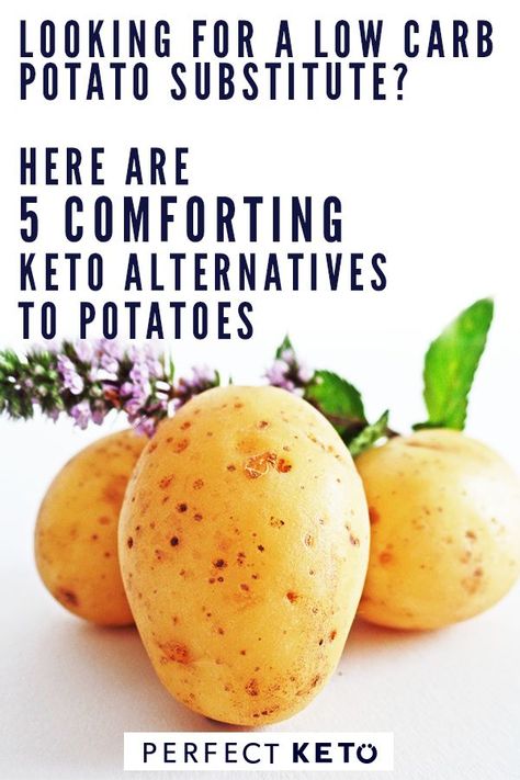 5 Low Carb Alternatives to Potatoes. Giving up carbs can be tough. Check out these comforting and delicious options if you’re on the keto diet or trying to lose weight on a low carb diet. #lowcarb #keto #ketodiet Low Carb Alternatives, Potato Substitute, Anchovy Pasta, Low Carb Potatoes, Tomato Pie Recipe, Best Diet Foods, Carb Alternatives, Asparagus Pasta, Tomato Pie