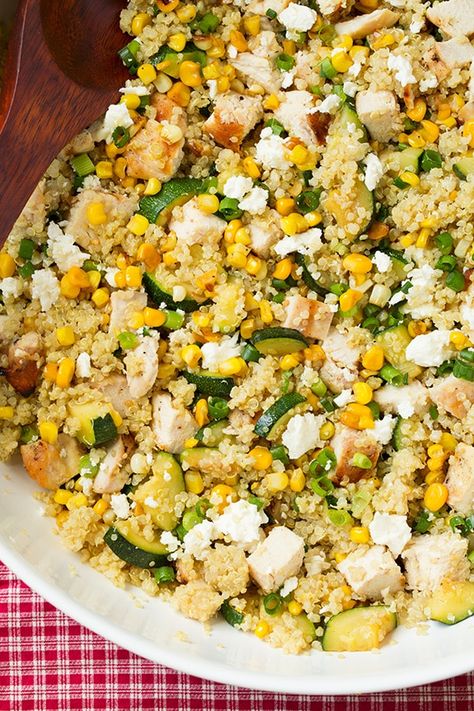 Corn And Quinoa, Grain Bowl Recipe, Zucchini Corn, Quinoa Bowls, Healthy Bowls Recipes, Chicken Quinoa, Quinoa Bowl, Cooking Classy, Quinoa Recipes