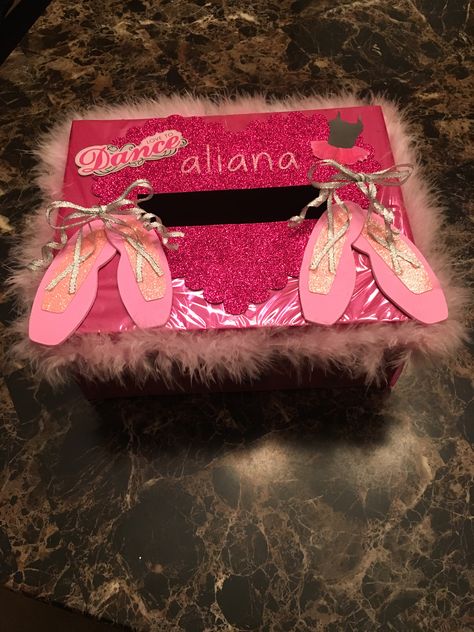 Ballet dancer valentine box Dancer Valentines Box Ideas, Ballet Valentines Boxes, Ballerina Valentines Boxes, Dance Valentine Box Ideas, Princess Valentines Day Boxes, Ballet Valentines, Valentine's Boxes, Girls Valentines Boxes, Valentines Day Box