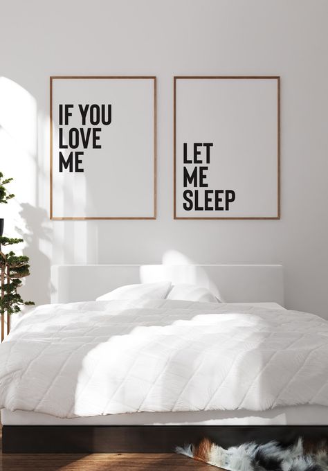 Funny Bedroom, Interior Design Per La Casa, Couple Bedroom, Apartment Decor Inspiration, Room Ideas Bedroom, Bedroom Art, Bed Room, Bedroom Wall Art, Wall Decor Bedroom