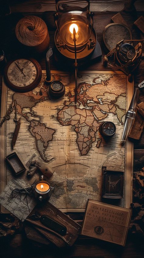 Letters From Afar Maps Aesthetic, Navi A Vela, Fotografi Urban, Pirate Art, Map Wallpaper, Adventure Aesthetic, Soyut Sanat Tabloları, Art Gallery Wallpaper, Old Maps