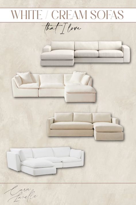 Modern Organic Lux Home Decor and White Couches/ Sofas/ Sectionals Lux Home Decor, Lux Home, White Couch, Cream Sofa, White Couches, Z Gallerie, Modern Organic, Jute Rug, Organic Modern