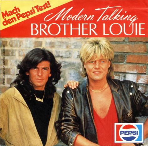 Brother Louie - Modern Talking. 1986 Brother Louie, Modern Talking, Record Collection, Pop Bands, Album Covers, Band, The World, Music