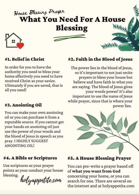 House Blessing, Have Faith, Names Of Jesus, Jesus