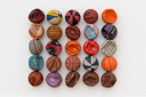 Tyrell Winston, Tyrrell Winston, Art Gallery Paris, Basketball Artwork, Unusual Wall Art, Basketball Room, Turned Art, Basketball Wall, Basketball Art