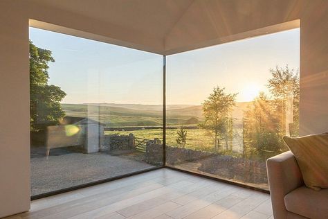 Rural Barn-Style House by MawsonKerr Architects Timber Frame Barn, Corner Window, Beach Cottage Style, Barn Style House, Barn Style, Beach Cottages, Residential Design, Barn House, Large Windows