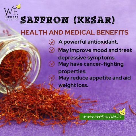 Saffron (kesar) Saffron Health Benefits, Reduce Appetite, Improve Mood, Health Issues, Home Remedies, Health Benefits, Join Us, The Magic, Medical