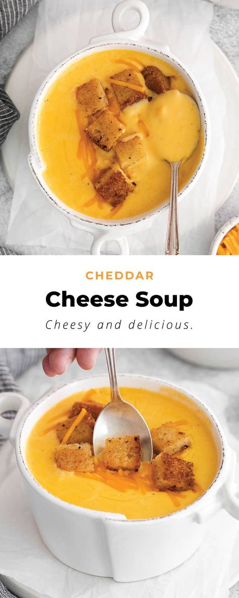 Cheddar And Bacon Soup, Cheese Chowder Soup, Vermont Cheddar Cheese Soup, Homemade Cheese Soup, Homemade Cheddar Cheese Soup, Cheese Soups Recipes, Pepper Jack Cheese Soup, Steak And Cheese Soup, Crockpot Cheese Soup Recipes