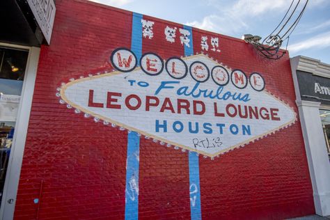 Leopard Lounge | © Michael Flores Hidden Gems Houston, Day Trips From Houston, Downtown Aquarium Houston, Visit Houston, Family Boards, Underground Tunnels, Comic Book Store, Downtown Houston, Family Board Games