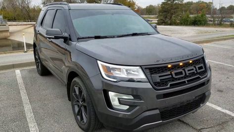 i put a raptor grill on my ford explorer 2016 Ford Explorer Custom, Ford Explorer Custom, Custom Grill, Ford Explorer Limited, Gmc Yukon Denali, Ford Explorer Xlt, Yukon Denali, Ford Explorer Sport, Explorer Sport