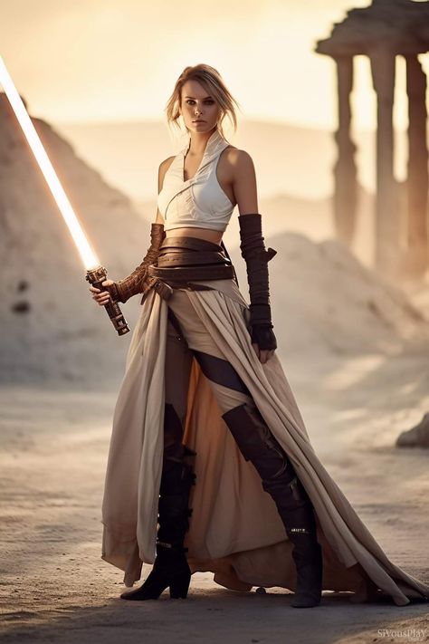 Star Wars Outfit Design, Sith Costume, Female Jedi, Star Wars Outfit, Jedi Outfit, Jedi Cosplay, Jedi Costume, Star Wars Fashion, Star Wars Characters Pictures