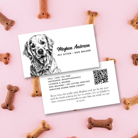 School Business Card, Pet Sitting Business Cards, Dog Daycare Business, Daycare Business, Pet Sitting Business, Dog Walking Business, Pet Sitting Services, Dog School, Dog Business