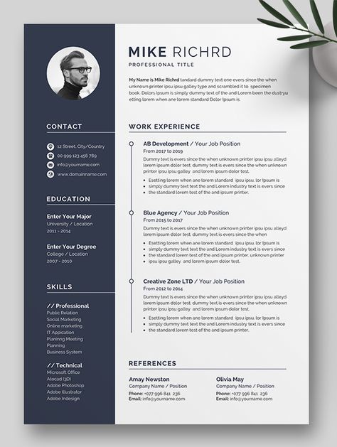 Modern Cv Template Free, Modern Resume Template Free, Resume Design Inspiration, Cv Website, Best Cv Template, Professional Resume Design, Free Resume Template Word, Unique Resume Template, Resume Design Free