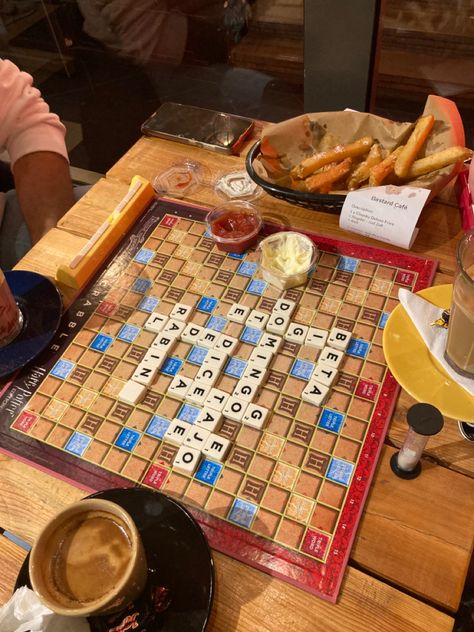 Cozy Activities Aesthetic, Cozy Games Aesthetic, Autumn Dates Aesthetic, Friends Game Night Aesthetic, Scrabble Aesthetic, Romanticizing Winter, Friend Game Night, Cottagecore Fall, Dump Photos