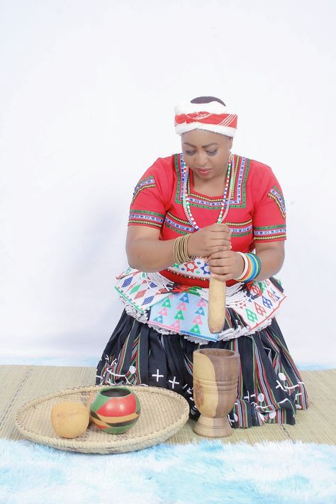 Xitsonga traditional attire. Xitsonga Traditional Attire, Tsonga Traditional Attire, Tradional Wear, African Traditional Wear, Traditional African Clothing, African Traditional Dresses, Traditional Attire, Traditional Wear, Black Love