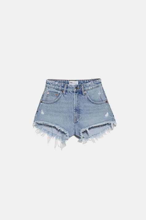 Jean Zara, Hot Pants Shorts, Hot Pant, Life Care, Baggy Pants, Preppy Outfits, Dream Clothes, New Wardrobe, Shorts With Pockets