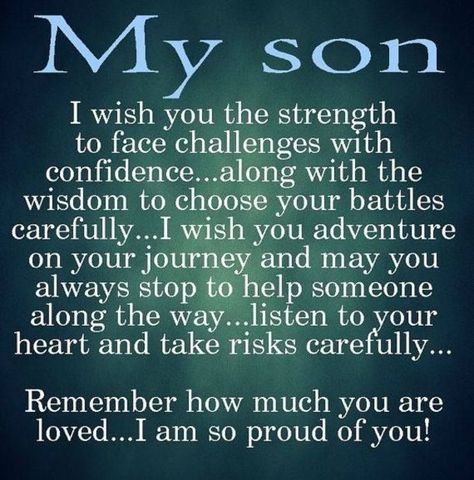 Sons are a blessing and here are 10 quotes for mother's to express their love.  We capture the love a mother feels for her son with the I love my son quotes. Love My Son Quotes, Prayer For My Son, Fina Ord, Son Quotes, I Love My Son, Baby Tips, Mother Son, Mother Quotes, Mom Quotes