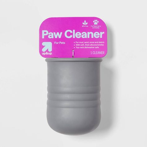 Help keep your dog's paws clean and your floors free from muddy marks, dirt or debris with the help of this Dog Paw Scrub Cleaner from up&up™. Made from BPA-free materials, this pet paw cleaner is designed with thick silicone bristles that easily help scrub off mud, sand, snow or debris from their paws to prevent them tracking it all over the house. Convenient to use, this paw cleaner has a top-rack dishwasher-safe design to make it easy to clean. We believe making smart choices for the people, Pets Accessories Products, Paw Cleaner For Dogs, Dog Tools, Puppy Items, Dog Skin Care, Cricut Projects Easy, Puppy Mom, Paw Cleaner, Baby Pugs