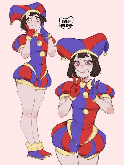 Pomni Costume, Pomni Cosplay, Pomni Fanart, Clown Girl, Amazing Digital Circus, Circus Art, Poses References, Female Character Design, Art Tutorials Drawing