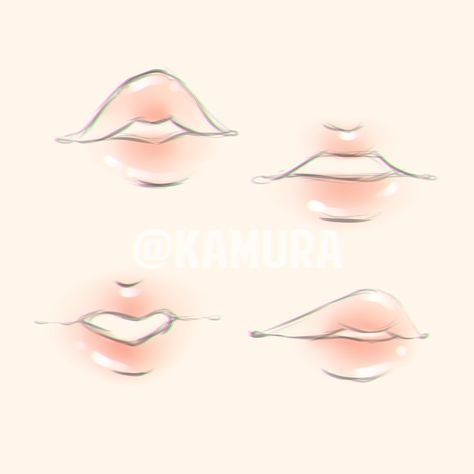 How To Draw Lips, Sketches Anime, Lips Tutorial, Drawing Lips, Lips Sketch, Draw Lips, Anime Lips, Drawing Female, Anak Haiwan