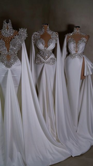 Luxe Wedding Dress, Bridal Entourage, Gatsby Wedding Dress, Extravagant Wedding Dresses, Glam Wedding Dress, Classy Gowns, Extravagant Wedding, Stylish Wedding Dresses, Pretty Wedding Dresses