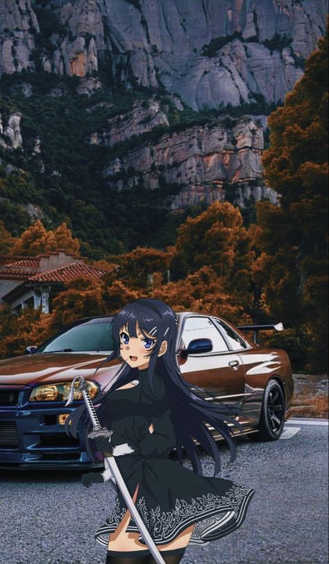 Wallpaper Jdm, Bunny Girl Senpai, Mai Sakurajima, Honda Prelude, Bunny Girl, Jdm, Wallpapers, Tumblr, Anime