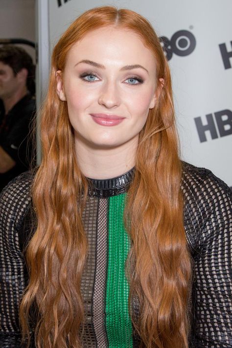 Chelsea Lauren — Getty Images Actress Sophie Turner attends a fan signing for 'Game of Thrones' during Comic-Con International on July 10, 2015 in San Diego ... Red Hair Don't Care, Red Hair Woman, Sophie Turner, Strawberry Blonde, Ginger Hair, Redheads, Red Hair, Hair Makeup, A Woman